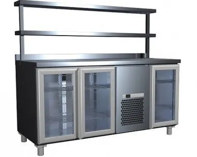 фото Холодильный стол Полюс BAR-480C оцинк. сталь
