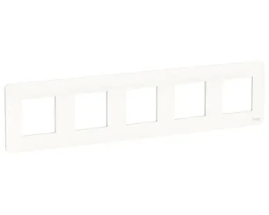 фото Рамка 5-м UNICA STUDIO бел. SchE NU201018