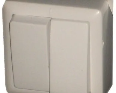 фото Выкл 2-клав. открытой установки, ХИТ (Wessen)