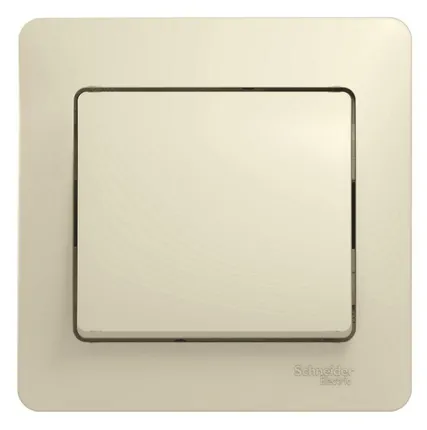 Фото №0 Выключатель 1-кл. СП Glossa 10А IP20 (сх. 1) 10AX в сборе беж. SchE GSL000212