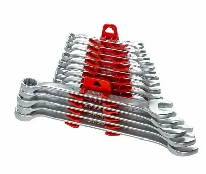 Фото №0 Набор ключей комбинированных изогнутый 6-22 мм 17 предметов, IZELTAS, 0370002117, 13000000380