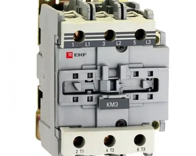 фото Контактор КМЭ малогабаритный 95А 380В NO+NC EKF