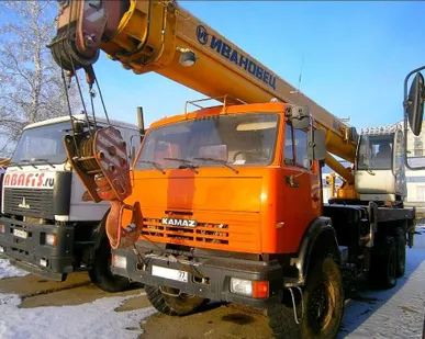 фото Автокран " Ивановец" КС 45717-К3Р на шасси Камаз-43118 ( 2013 г. в.)