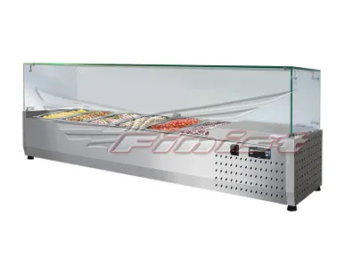 фото Настольная холодильная витрина ToppingBox НХВсп-3,5 с прямоугольным стеклом