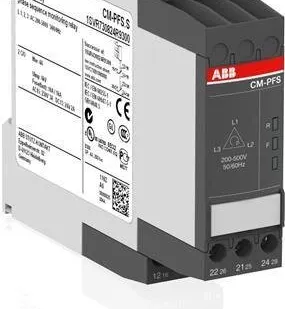 фото Реле контроля напряжения CM-PFS.S 3х200-500В AC 2ПК винтовые клеммы ABB 1SVR730824R9300