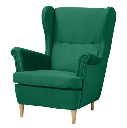 Фото №0 кресло Нильс 820х960х1010мм велюр зеленое