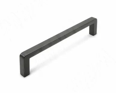 фото Ручка-скоба 128мм черный матовый (BH.03.128.BLM)