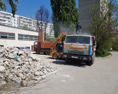 фото Вывоз строительного мусора