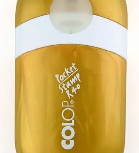 фото Печати-С COLOP Pocket Stamp R40 Карманная оснастка для штампа диам. 40мм (Золотистый, Синий)