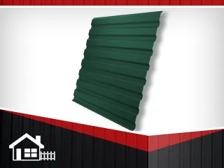 фото Профнастил С-15 RAL 6005