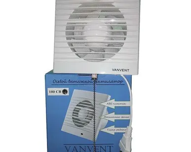 фото 100 СВ с выключателем вытяжной вентилятор Ванвент