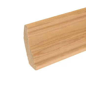 Фото №0 Плинтус 2.1-2.2 м, 50 мм, сращенный, бессучковый, разнобокий