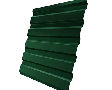 фото Профнастил С-20 0,4 RAL 6005 зеленый мох 2 м