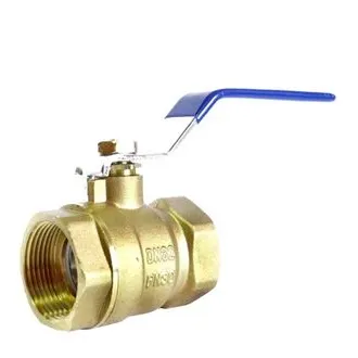 Фото №1 Кран 1 1/2&quot; шар. латунь ручной г/гайка