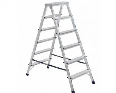 фото Алюминиевая стремянка двухсторонняя Алюмет AD 7206