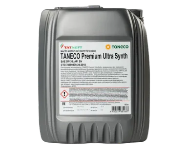 фото Масло моторное синтетическое TANECO Premium Ultra Synth 5W-30 10 л 5W-30