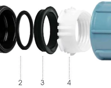 фото Зажим для пластиковых труб 16х2 HERZ