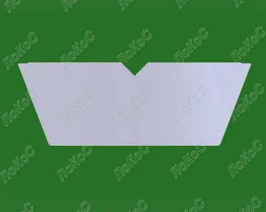 фото Полка остров 400мм, окрашенная, белая