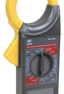 фото IEK Токовые клещи цифровые 266 Expert IEK