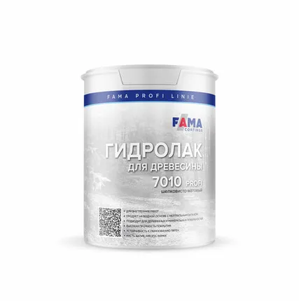Фото №0 Гидролак для древесины 7010 шелковисто-матовый 0,3 л FP-IW-7010 11M
