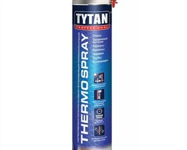 фото Пена "напыляемый утеплитель" Tytan THERMOSPRAY ПРО 870 мл