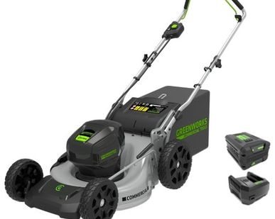 фото Газонокосилка greenworks