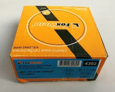 фото Проволока алюм AL Mg 5 (Св-АМг5/ЕR-5356) ф1.0мм (2кг D200) (Foxweld)