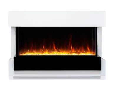 фото Каминокомплект Cube с очагом Astra 36RF, белый