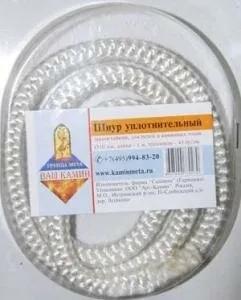 фото Шнур термостойкий для печей d6х2000