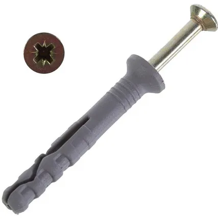 Фото №0 Дюбель-гвоздь 10 с потайным бортиком и потайной головкой