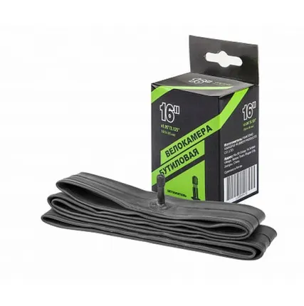 Фото №0 Велокамера NTG 16"x1.95"/2.125" автовентиль, в инд. упаковке