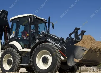 Фото №0 Аренда экскаватора-погрузчика Hidromek HMK 102B, Санкт-Петербург