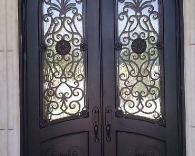 фото Кованые накладки на двери и калитки, арт. Э.Р.К.В.5