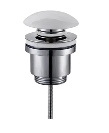 Фото №0 R600.01.38 БЕЛЫЙ Донный клапан с керамической крышкой для раковины RAGLO