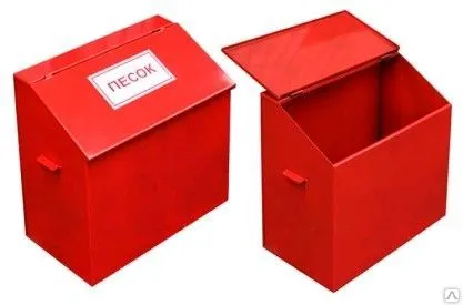 Фото №0 Ящик для песка 0,5 м3 под щит пож. Закрытый сетка-рабица