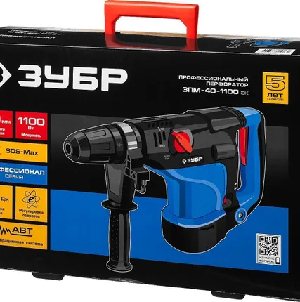 Фото №7 Перфоратор Зубр ЗПМ-40-1100 ЭК