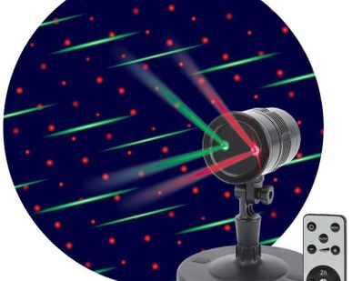 фото Проектор Laser Метеоритный дождь мультирежим 2 цвета 220В IP44 ENIOP-01 ЭРА Б0041642