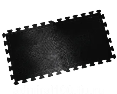 фото Коврик резиновый черный, толщина 12 мм.