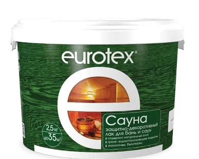 фото Состав "Eurotex - сауна" 2,5кг Пропитки, антисептики