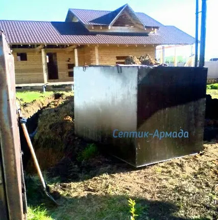 Фото №0 Септик из металла Армада 5м3