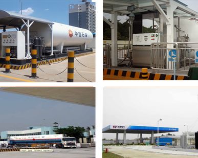 фото Модульная заправочная станция СПГ-КПГ (LNG-CNG)