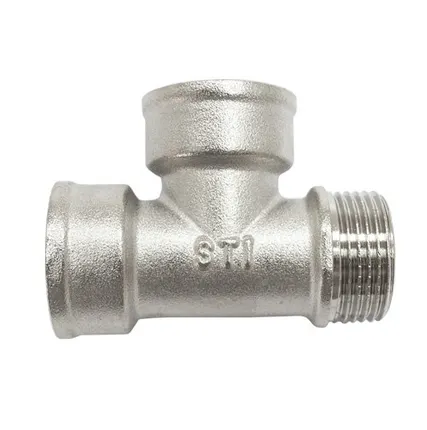 Фото №0 Тройник ½" В-В-Н никелированный