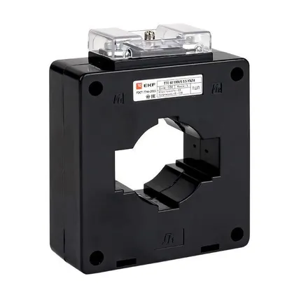 Фото №0 Трансформатор тока ТТЕ 60 600/5А кл. точн. 0.5 5В.А EKF tte-60-600/tc-60-600