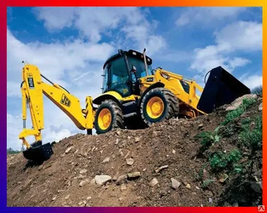 фото Аренда экскаватора с ямобуром