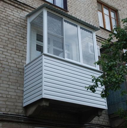 Фото №0 Отделка балкона пластиком под ключ