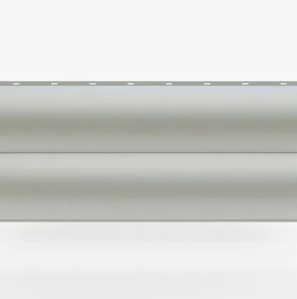 Фото №0 Сайдинг Металлический сайдинг «Бревно» 0.47-0.50 мм RAL 9003, Белый