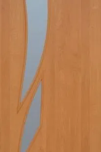 фото Полотно дверное остекленное ПО Стрелиция 800 миланский орех (ПО-О12)