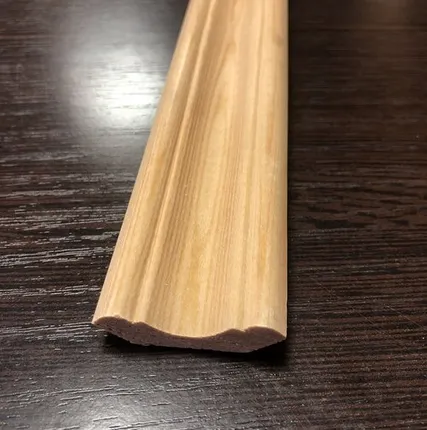 Фото №0 Плинтус (лиственница) 11х40х3000 "ФИГУРНЫЙ" сращенный (сорт Экстра) //20