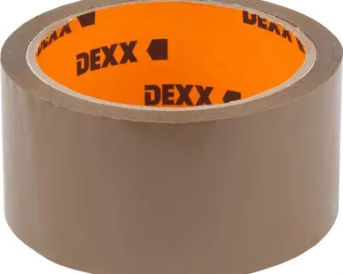 фото Лента DEXX клеящая упаковочная, коричневая, 40мкм, 48мм х 50м