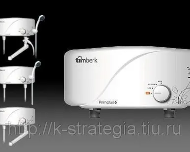 фото Водонагреватель электрический проточный Primalux 3,5 - 5,5 - 6,5 кВт